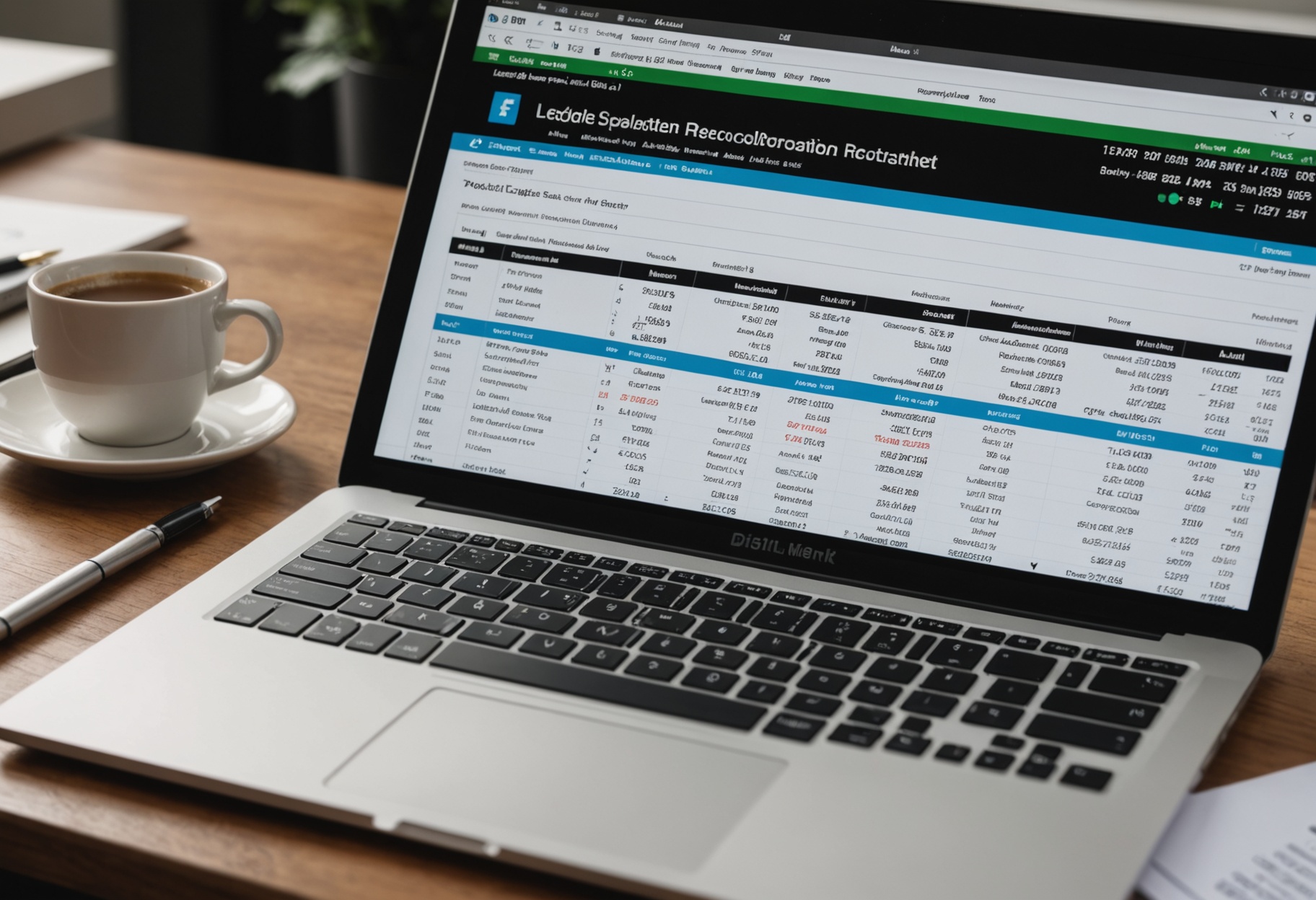 financial ledger reconciliation process